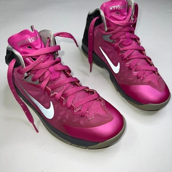 NIKE Hyper-quickness Womens Basketball Shoe - US 5.5Y - Picture 2 of 7